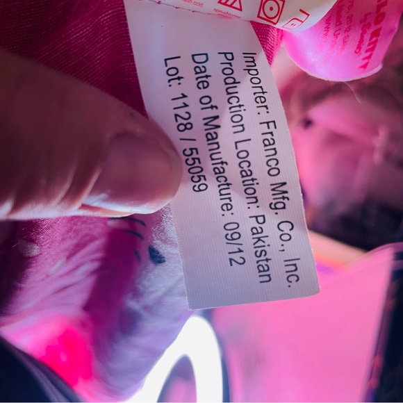 Sanrio hello kitty fitted sheet twin hello kitty pink sheet with bow detail 2012 - Picture 6 of 6